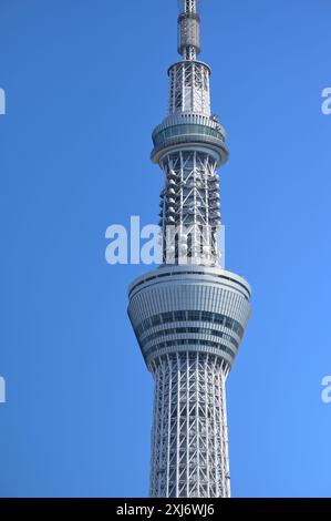 Il Tokyo Skytree - il secondo edificio più alto della terra, il Sumida JP Foto Stock