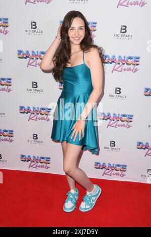 Beverly Hills, CA USA - 14 luglio 2024: Mackenzie Maurer partecipa alla prima del film Dance Rivals Foto Stock