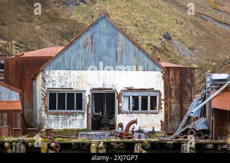 Shackleton Rescue, Abandoned Whaling Station, Stromness, Georgia del Sud, mercoledì, 29 novembre 2023. Foto: David Rowland / One-Image.com Foto Stock