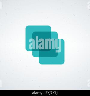 Icona Layout. Icona livelli vettoriali. Icona Canvas. Pila di livelli. Illustrazione vettoriale di stock isolata su sfondo bianco. Illustrazione Vettoriale