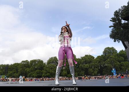 LONDRA, INGHILTERRA - 06 LUGLIO: Kate Nash si esibisce al British Summertime, Hyde Park il 6 luglio 2024 a Londra, Inghilterra. CAP/Mar ©Mar/Capital Pictures Foto Stock