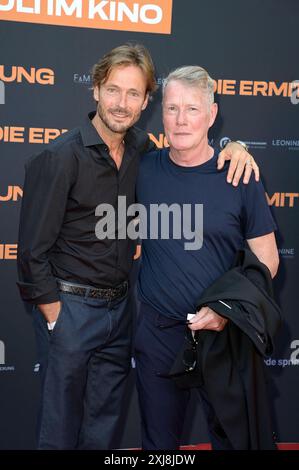 Andreas Pietschmann und Torsten Ranft bei der Premiere des Kinofilms Die Ermittlung im Zoo Palast. Berlino, 16.07.2024 *** Andreas Pietschmann e Torsten Ranft alla prima del film Die Ermittlung allo Zoo Palast di Berlino, 16 07 2024 foto:XF.xKernx/xFuturexImagex ermittlung 4787 Foto Stock