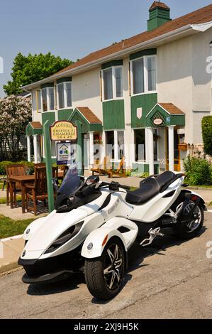 Spyder, Tadoussac, regione Cote-Nord, Provincia del Quebec, Canada, copyright Nord America: GOUPIxCHRISTIAN 1382-610 Foto Stock