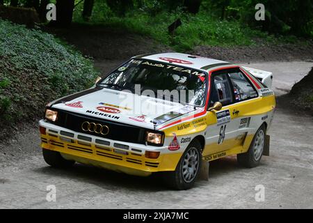 Sjoerd van der Putten, Audi Sport quattro A2, Legends of Group B, una selezione di auto iconiche che dimostrano gli estremi estremi dello sviluppo del veicolo Foto Stock