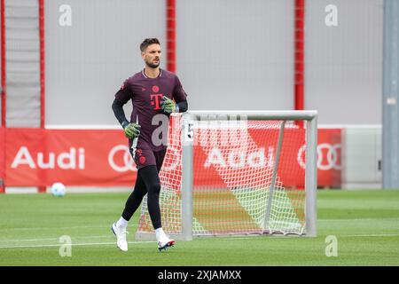 Sven Ulreich (FC Bayern Muenchen, 26), allenamento, Trainingsauftakt, FC Bayern Muenchen, Fussball, Saison 24/25, 17.07.2024, foto: Eibner-Pressefoto/Jenni Maul Foto Stock