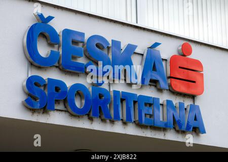 Ceska Sporitelna Logo Sign Brand, Repubblica Ceca Europa Foto Stock