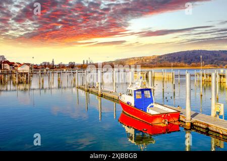 Bodmann Ludwigshafen, Lago di Costanza, Germania Foto Stock