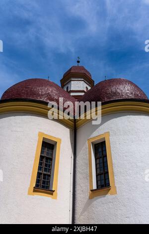 Chiesa di San Bartolomeo a Königssee in Baviera, Germania. Foto Stock