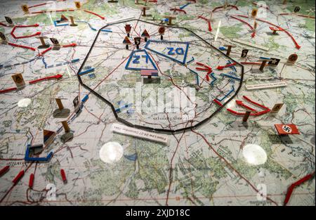 Il 101° Museo aereo le Mess a Bastogne, Belgio Foto Stock