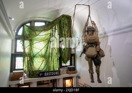 Il 101° Museo aereo le Mess a Bastogne, Belgio Foto Stock