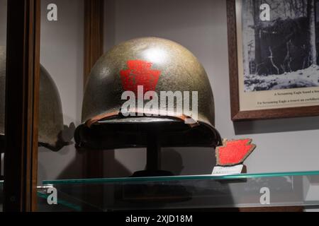 Il 101° Museo aereo le Mess a Bastogne, Belgio Foto Stock