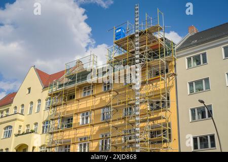 Baustelle, Ausbau Dachgeschoß, Altbau, Hauptstraße, Schöneberg, Tempelhof-Schöneberg, Berlino, Germania Foto Stock