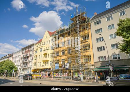Baustelle, Ausbau Dachgeschoß, Altbau, Hauptstraße, Schöneberg, Tempelhof-Schöneberg, Berlino, Germania Foto Stock