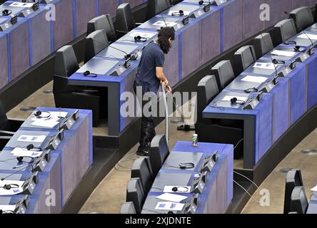 Riunione del Parlamento europeo a Strasburgo, svoltasi mercoledì 17 luglio 2024. - 20240717 PD1667 Foto Stock