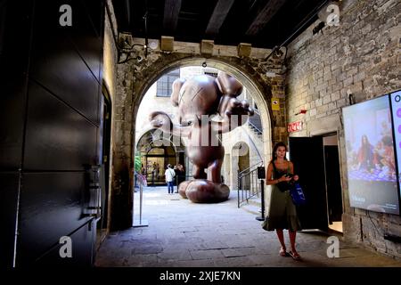 Museo Moco. Carrer Montcada, Barcellona, Catalogna, Spagna. Foto Stock