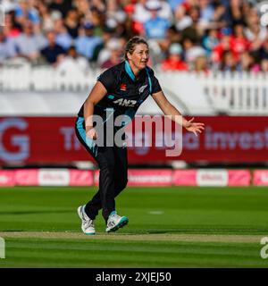 LONDRA, REGNO UNITO. 17 luglio, 24. Durante England Women vs New Zealand Fifth Vitality T20 International al Lord's Cricket Ground mercoledì 17 luglio 2024 a LONDRA, INGHILTERRA. Crediti: Taka Wu/Alamy Live News Foto Stock