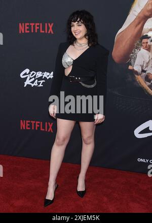 Los Angeles, Stati Uniti. 17 luglio 2024. Mary Mouser arriva all'evento speciale di proiezione "Cobra Kai" stagione 6 parte 1 tenutosi presso l'Autry Museum di Los Angeles, CA il 17 luglio 2024. © Janet Gough/AFF-USA. Credito COM: AFF/Alamy Live News Foto Stock