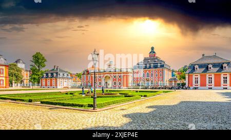 Castello di Bruchsal, Germania Foto Stock