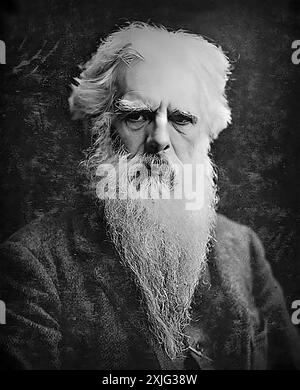 Eadweard Muybridge. Ritratto del fotografo inglese Eadweard Muybridge (1830-1904, nato Edward James Muggeridge) nel 1899 Foto Stock