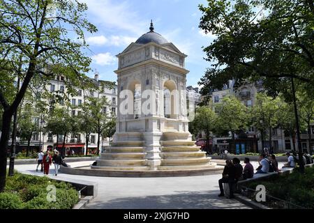 Fontana des Innocents a Les Halles - Parigi - Francia Foto Stock