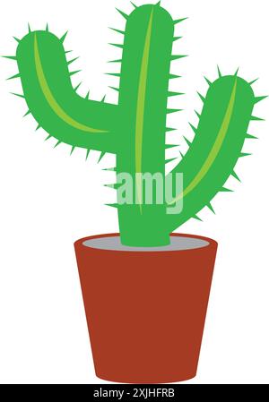 Icona Cactus illustrazione simbolo design Illustrazione Vettoriale