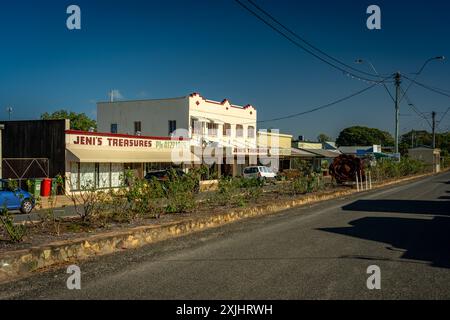 Biggenden, QLD, Australia - edifici storici in città Foto Stock