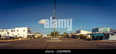Biggenden, QLD, Australia - edifici storici in città Foto Stock
