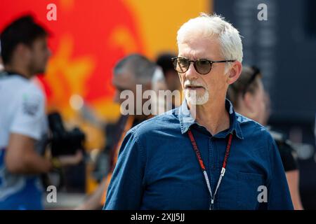 Damon Hill (Ex Rennfahrer, Formel 1 Weltmeister 1996, Großbritannien), HUN, Formel 1 Weltmeisterschaft, Grand Prix von Ungarn, Hungaroring, Media Day, 18.07.2024 foto: Eibner-Pressefoto/Michael Memmler Foto Stock