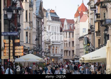 Szeroka Street nella città vecchia di Torun, patrimonio dell'umanità dell'UNESCO a Torun, Polonia © Wojciech Strozyk / Alamy Stock Photo *** didascalia locale *** Foto Stock