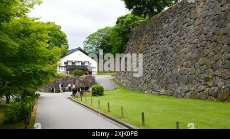 Castello di Kanazawa situato nella prefettura di Ishikawa, Giappone Foto Stock