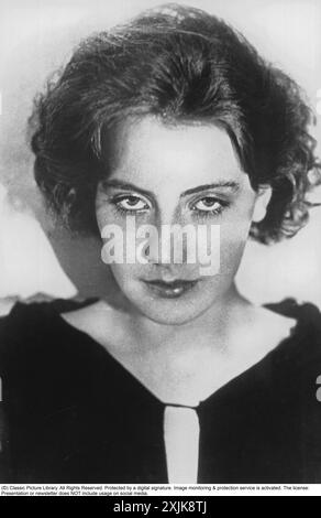 L'attrice svedese Greta Garbo. 1905-1990. Attrice svedese con i suoi giorni di gloria negli anni '1920 e '1930 Si ritirò dallo schermo all'età di 35 anni dopo aver recitato in 28 film. 1925 Foto Stock