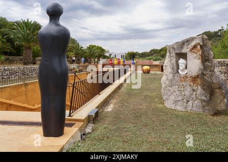 Sa bassa Blanca Museum (msbb) Yannick Vu e Ben Jakober, Alcudia, Maiorca, Spagna Foto Stock