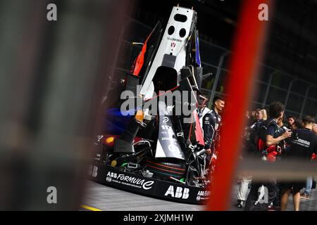 Londra, Royaume University. 19 luglio 2024. Statua durante l'ePrix di Londra di Hankook 2024, decimo incontro del Campionato del mondo di Formula e ABB FIA 2023-24, sull'Excel London dal 18 al 21 giugno 2024 a Londra, Regno Unito - foto André Ferreira/DPPI Credit: DPPI Media/Alamy Live News Foto Stock