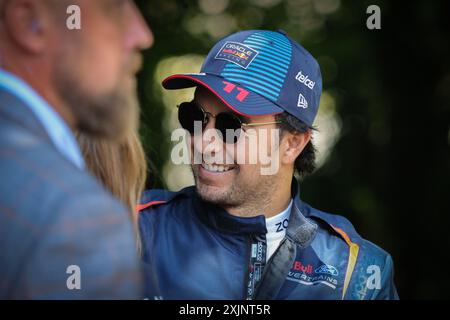 Sergio "Checo" Perez attuale Red Bull F1 driver al Goodwood FOS 2024 Foto Stock