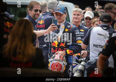 L'attuale 3 volte campione del mondo Max Verstappens debutta al Goodwood FOS 2024 Foto Stock