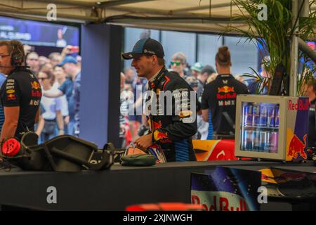 L'attuale 3 volte campione del mondo Max Verstappens debutta al Goodwood FOS 2024 Foto Stock