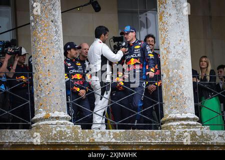 L'attuale 3 volte campione del mondo Max Verstappens debutta al Goodwood FOS 2024 Foto Stock