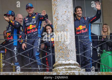 L'attuale 3 volte campione del mondo Max Verstappens debutta al Goodwood FOS 2024 Foto Stock