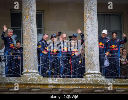 L'attuale 3 volte campione del mondo Max Verstappens debutta al Goodwood FOS 2024 Foto Stock