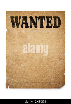 Poster voleva isolato sul bianco. Spazio per il design Foto Stock