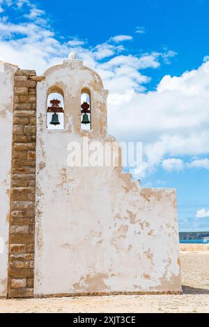 Chiesa di nostra Signora delle Grazie (Igreja de Nossa Senhora da Grazia), Fortezza di Sagres, Portogallo Foto Stock