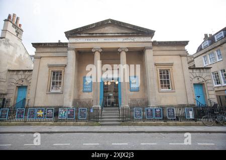 Il vecchio Friends Meeting House a York Street, Bath, nel Somerset, nel Regno Unito Foto Stock