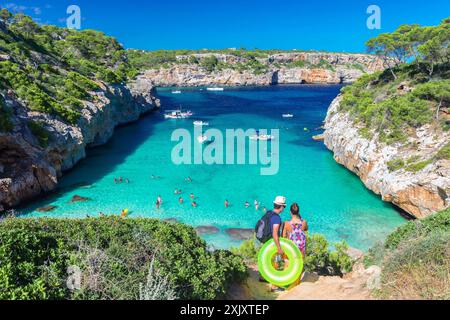 Baia da sogno - Caló des Moro - Mallorc Foto Stock