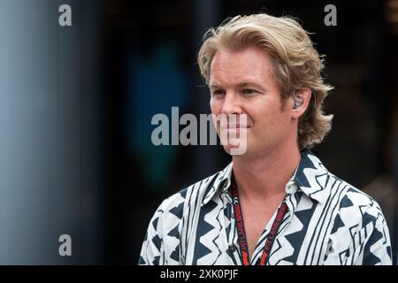 Nico Rosberg (Deutschland, Sky Sport F1 UK TV Experte, Ex Rennfahrer, Weltmeister), HUN, Formel 1 Weltmeisterschaft, Grand Prix von Ungarn, Hungaroring, qualifiche, 20.07.2024 foto: Eibner-Pressefoto/Michael Memmler Foto Stock