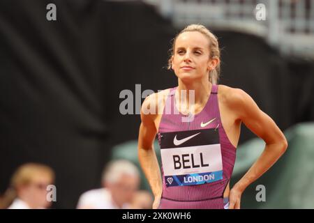 Londra, Regno Unito. 20 luglio 2024. Georgia BELL (Italia) nell'evento 800m Women durante il Wanda Diamond League London Athletics Meeting sabato 20 luglio 2024 al London Stadium di Londra, Inghilterra. (Claire Jeffrey/SPP) credito: SPP Sport Press Photo. /Alamy Live News Foto Stock