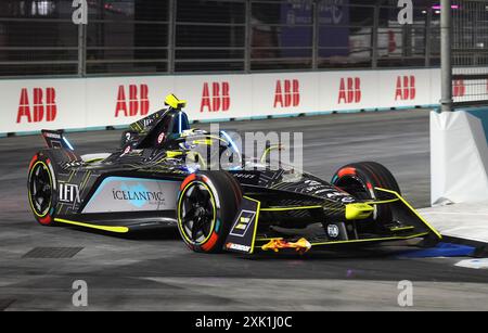 Sergio sette Camara del team ERT Formula e il primo giorno dell'e-Prix di Londra di Hankook 2024 all'Excel Circuit di Londra. Data foto: Sabato 20 luglio 2024. Foto Stock