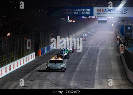 Londra, Royaume University. 20 luglio 2024. Safety car durante l'ePrix di Londra 2024 di Hankook, decimo incontro del Campionato Mondiale ABB FIA Formula e 2023-24, sull'Excel London dal 18 al 21 giugno 2024 a Londra, Regno Unito - foto Javier Jimenez/DPPI Credit: DPPI Media/Alamy Live News Foto Stock