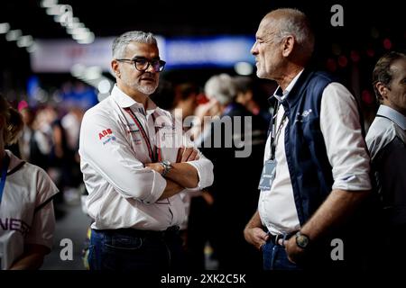 FINOT Jean Marc, Senio VP Stellantis Motorsport, ritratto durante l'ePrix di Hankook London 2024, decimo incontro del Campionato Mondiale ABB FIA Formula e 2023-24, sull'Excel London dal 18 al 21 giugno 2024 a Londra, Regno Unito Foto Stock