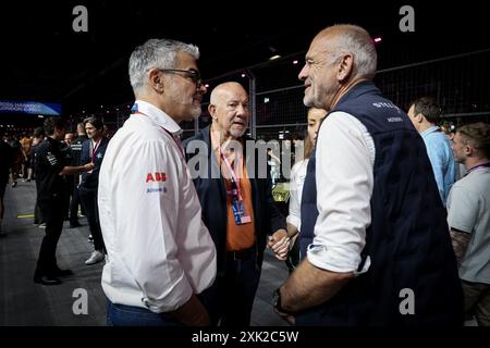 FINOT Jean Marc, Senio VP Stellantis Motorsport, ritratto, durante l'ePrix di Hankook Londra 2024, decimo incontro del Campionato Mondiale ABB FIA Formula e 2023-24, sull'Excel London dal 18 al 21 giugno 2024 a Londra, Regno Unito Foto Stock