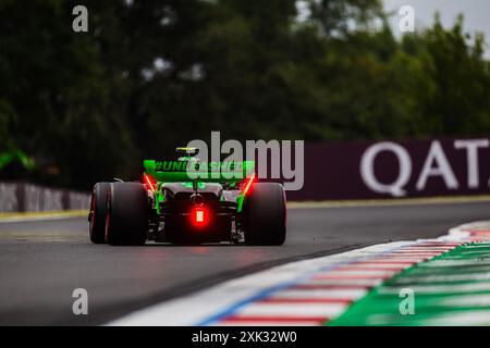 Hungaroring, Mogyorod, Ungheria. 20.luglio.2024; Zhou Guanyu della Cina e puntata del Team di F1 Kick Sauber durante il Gran Premio di Formula 1 dell'Ungheria Foto Stock